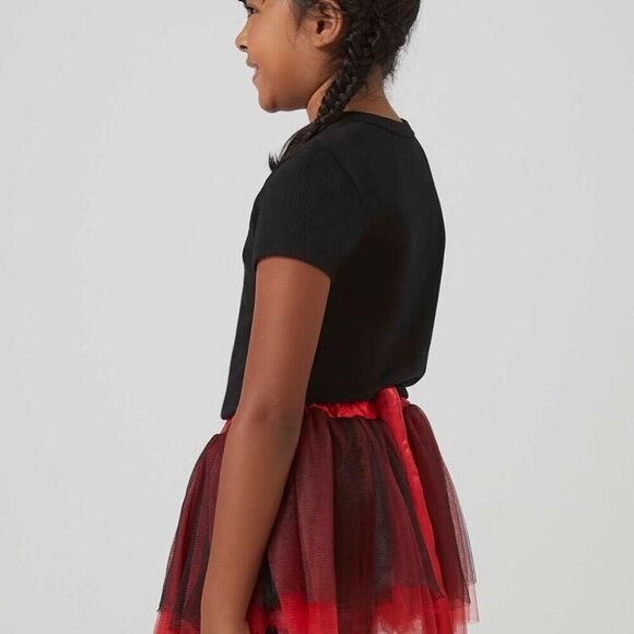 Cute & Colorful Girls Devil Skirt & Horns Kids Dress up Fashion Costume Set - Picture 5 of 6